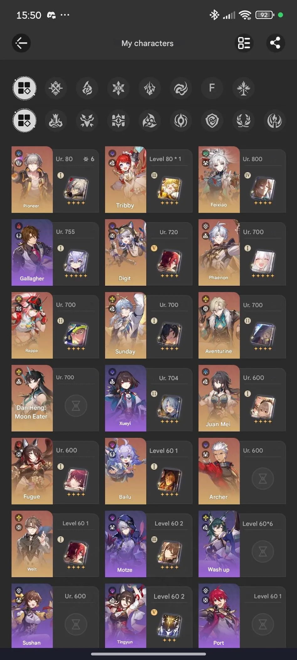 GI1160 Skirk, Furina, Xiao, Shen He, Arlecchino Multi Account + Strong HSR Roster 